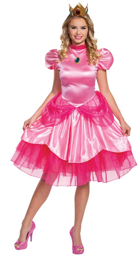 Womens Princess Peach Deluxe (2020) Costume