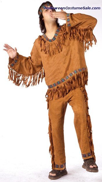 AMERICAN INDIAN MAN ADULT COSTUME - PLUS SIZE