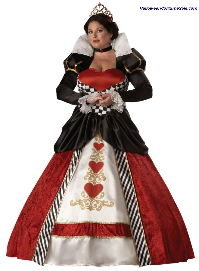 QUEEN OF HEARTS ADULT COSTUME - PLUS SIZE