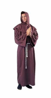 SUPER DELUXE MONK ADULT ROBE, PLUS SIZE