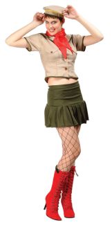 Sexy Girl Scout Adult Costume - Plus Size