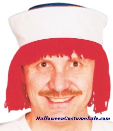 RAGGEDY ANDY WIG WITH HAT
