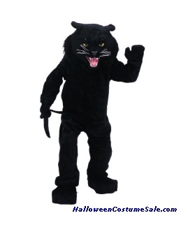 BLACK PANTHER MASCOT ADULT COMPLETE COSTUME