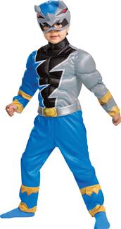 Boys Blue Ranger Dino Fury Costume