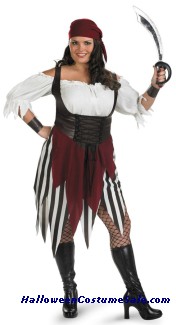 DECK HAND DARLING PIRATE PLUS SIZE COSTUME