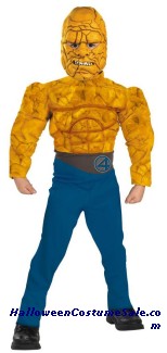 THE THING DELUXE CHILD MUSCLE COSTUME