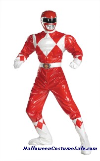 POWER RANGER ADULT MUSCLE COSTUME