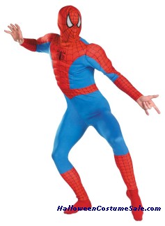 SPIDERMAN ADULT MUSCLE CHEST COSTUME