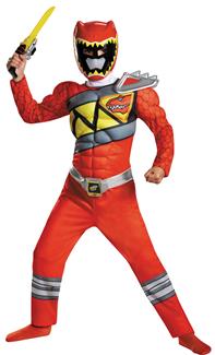 RED RANGER DINO CLASSC MUSCLE COSTUME