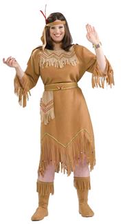 Womens Plus Size Indian Maid Costume