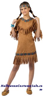 AMERICAN INDIAN GIRL CHILD COSTUME
