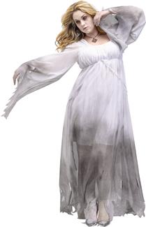 GOTHIC GHOST ADULT PLUS SIZE COSTUME