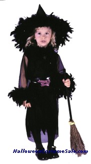 FEATHERY WITCH TODDLER COSTUME