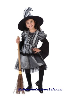 Toddler Goth Rose Witch Costume