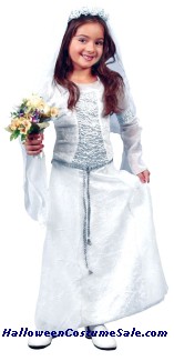 ELEGANT BRIDE CHILD COSTUME