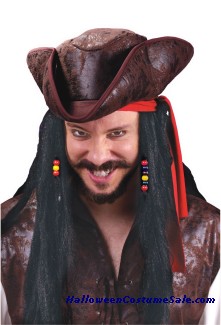 Long Pirate Wig