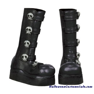 BOOT COVERS GOTHIC STRAP