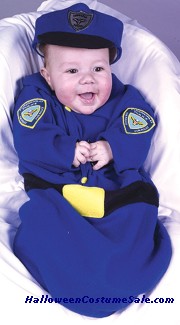 POLICE BUNTING INFANT COSTUME