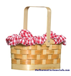 Gingham Basket handbag