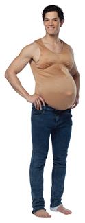 PREGNANT BODYSUIT ADULT COSTUME