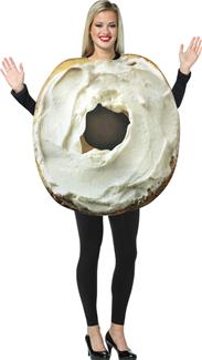 Bagel With Cream Cheese Adult Costume