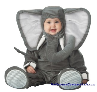 LIL ELEPHANT CHARACTER TODDLER COSTUME - VERY CUTE!