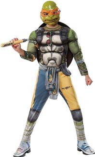 Boys Deluxe Michelangelo Costume - Ninja Turtles