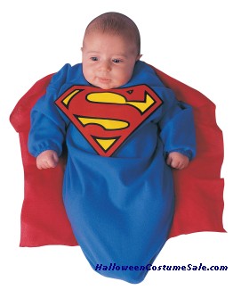SUPERMAN DELUXE BUNTING CHILD COSTUME