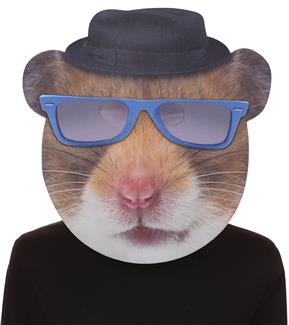 Hip Hop Hamster Blues Glasses Mask