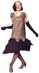 Rag Time Flapper includes headband &amp; sequined flapper.