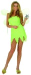 Green Fairy costume includes velvet dress with clear shoulder straps and invisible zipper, 24 wings and wand. Also available in Adult Size:&nbsp;<a href="/GREEN-FAIRY-COSTUME-Grp-123Z81411.aspx">Z81411</a>.