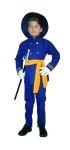 Union Officer costume is perfect for school plays and history reports. Child Union Officer costume includes blue jacket, matching pants with elastic waist and gold sash. Union officer costume hat, child gloves and sword sold separately.