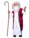 This religious Moses Child costume includes a tunic, over tunic, and a tie cord. (Wig and beard sold separately). A popular choice for church plays and synagogue plays.