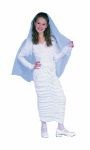 White Gothic dress includes white dress with trim &amp; cape.