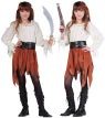 Pirate Girl Costume includes dress, belt and headband.