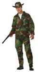 Jungle Camouflage Commando Adult Costume (Plus Size) - Includes Top, Pants and hat. Also available in Adult Size:&nbsp;<a href="/camouflage-commando-adult-costume-grp-123z80354.aspx">z80354</a>.