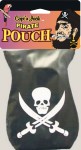 Pirate Jack Pouch - Cloth pouch attaches to your own belt. Measures 6 inches  long, 3 inches wide. Nice pirate accessory.