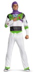 Classic Buzz Lightyear Adult Costume - Printed jumpsuit comes with character hood.