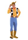 Now you can dress up as one of Disneys most beloved characters! Woody Deluxe Adult Costume inlcudes jumpsuit with printed shirt and belt, attached vest with gold sheriffs star and attached boot covers, matching handkerchief, and cowboy hat. 