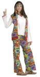 Hippie Dippie Woman Adult Costume - Isnt This Groovy! Headband, vest, shirt and pants. One size fits most.