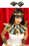 Egyptian Wrist Bands - Traditional Egyptian style wrist bands with lame style accents.