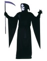Hooded robe with belt. Fits up to 285 lbs. (Mask and scythe not included).