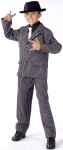 Gangster Child Costume - Includes pinstripe jacket, pants and dickie with tie. 