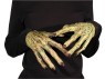 Unique Creepy Latex Hands with fingers that move with yours. Creepy glove hands with a couple of unique changes. Open palm design allows for cool comfort wear and adjustable wrist straps allow easy on and off option.