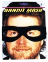 One piece bandit mask with holes for eyes. Black only.