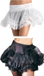Petticoat Ruffle Lace Bottom - <span id="lblDescription">Use this sexy petticoat with any costume dress or skirt that needs a little extra flair and bounce. Ruffle bottom petticoat gives a very classic 
look under our Leg Avenue costumes. Nylon. Elastic waist. 16 inches. </span>One size fits most adults.