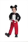 Deluxe Mickey Mouse Child Costume - Includes: Bodysuit with bow tie and buttons, Shoe Covers, Character Hood.  *Disney copyright.