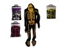 Skeleton Toddler Costume - Jumpsuit with 3-D bones attached, skull mask, and feet shoe covers.